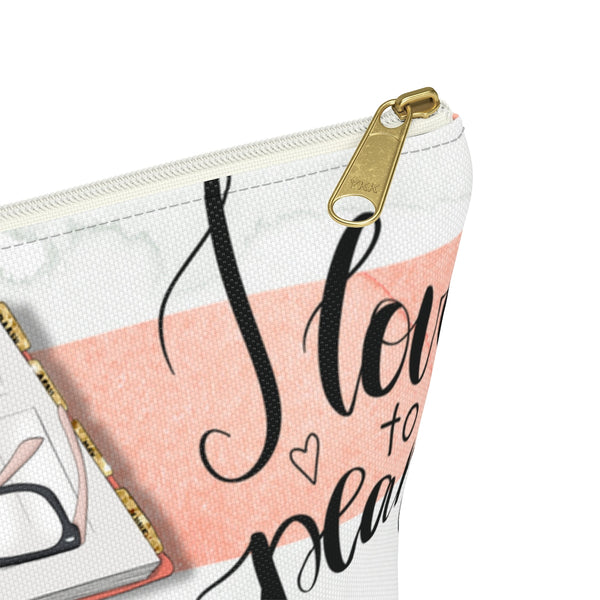 I Love to Plan | Accessory Pouch w T-bottom