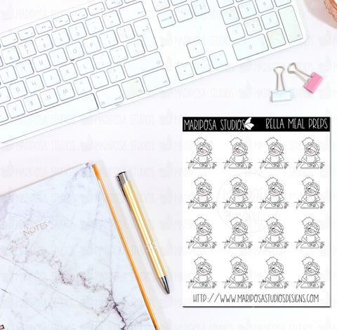 Bella Meal Preps | Planner Stickers