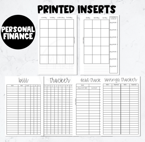 Personal Finances | PRINTED INSERTS