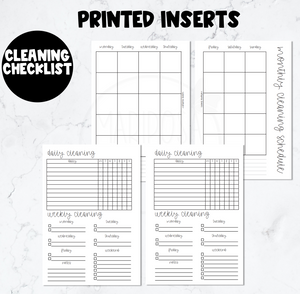 Cleaning Checklist | PRINTED INSERTS