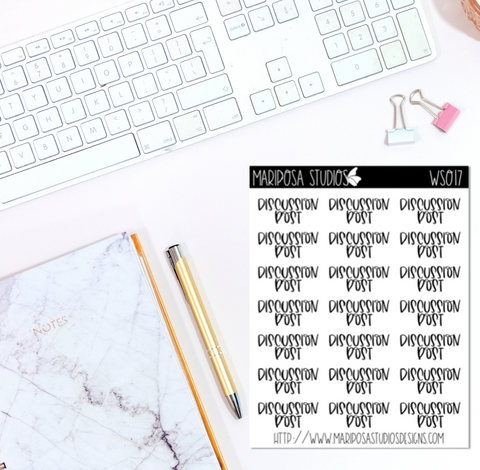 Functional Words | WS017 - Planner Stickers