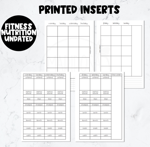 Fitness & Nutrition | PRINTED INSERTS