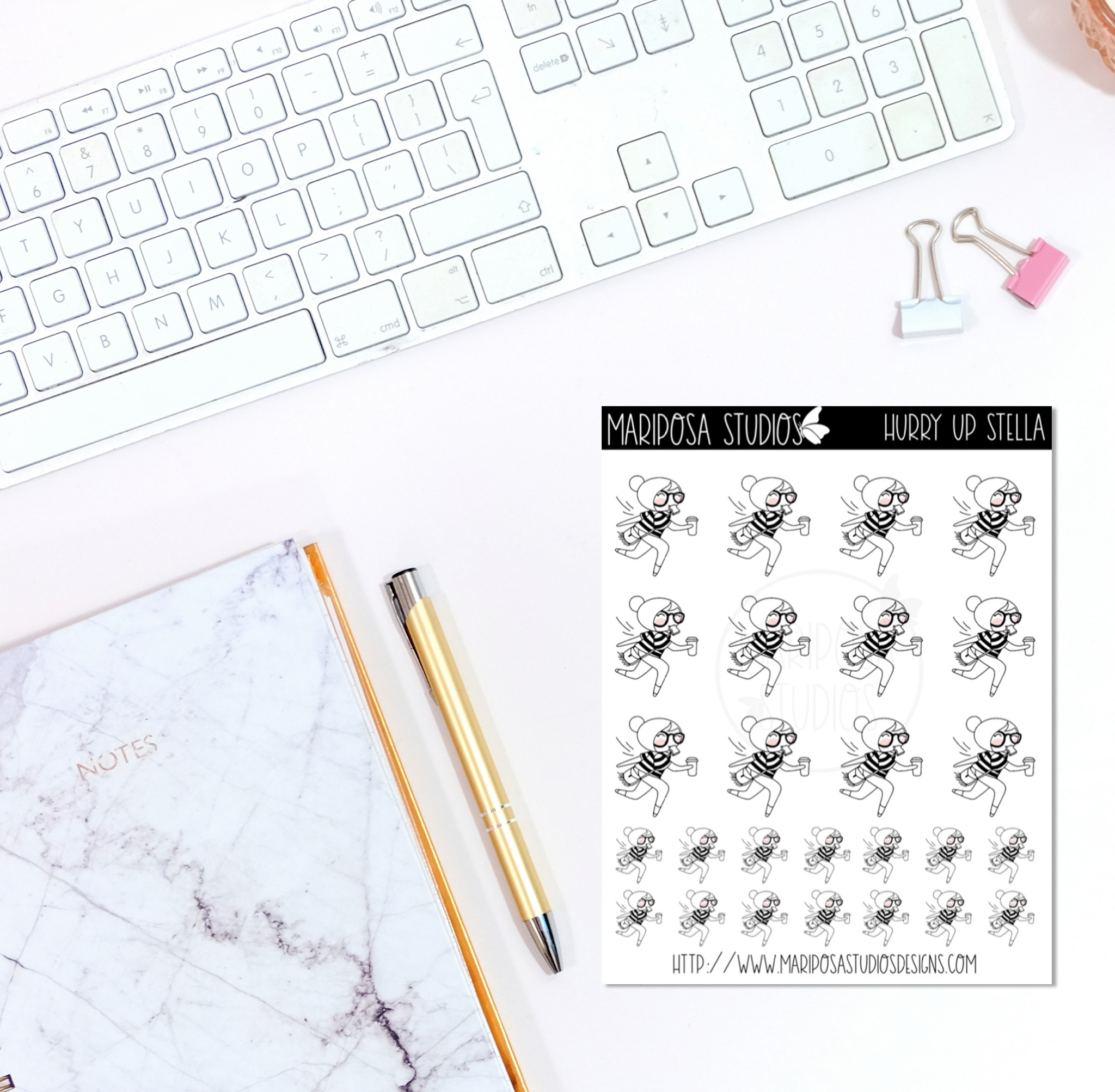 Hurry Up Stella | Planner Stickers