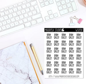 Functional Words | WS008 - Planner Stickers
