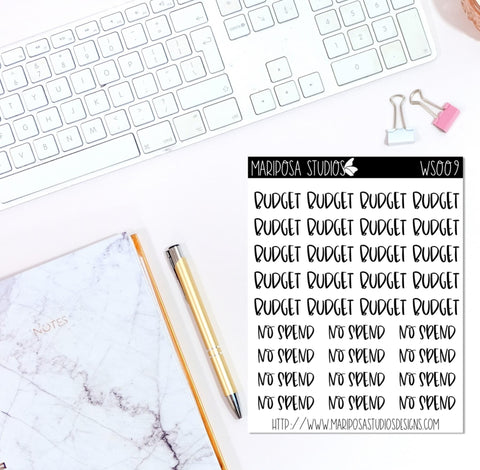 Functional Words | WS009 - Planner Stickers
