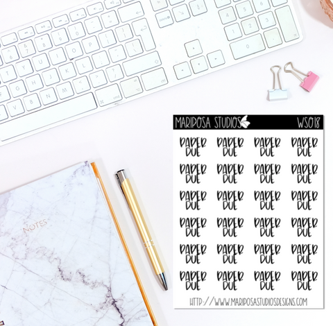 Functional Words | WS018 - Planner Stickers
