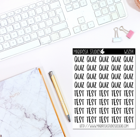Functional Words | WS014 - Planner Stickers