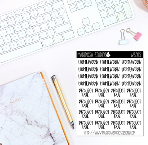 Functional Words | WS015 - Planner Stickers